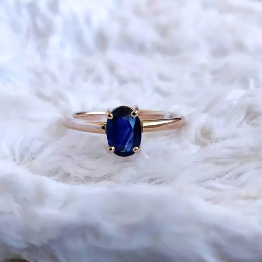 majestic gold sapphire engagement rings