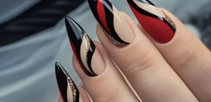 Beautiful fantasy nail design