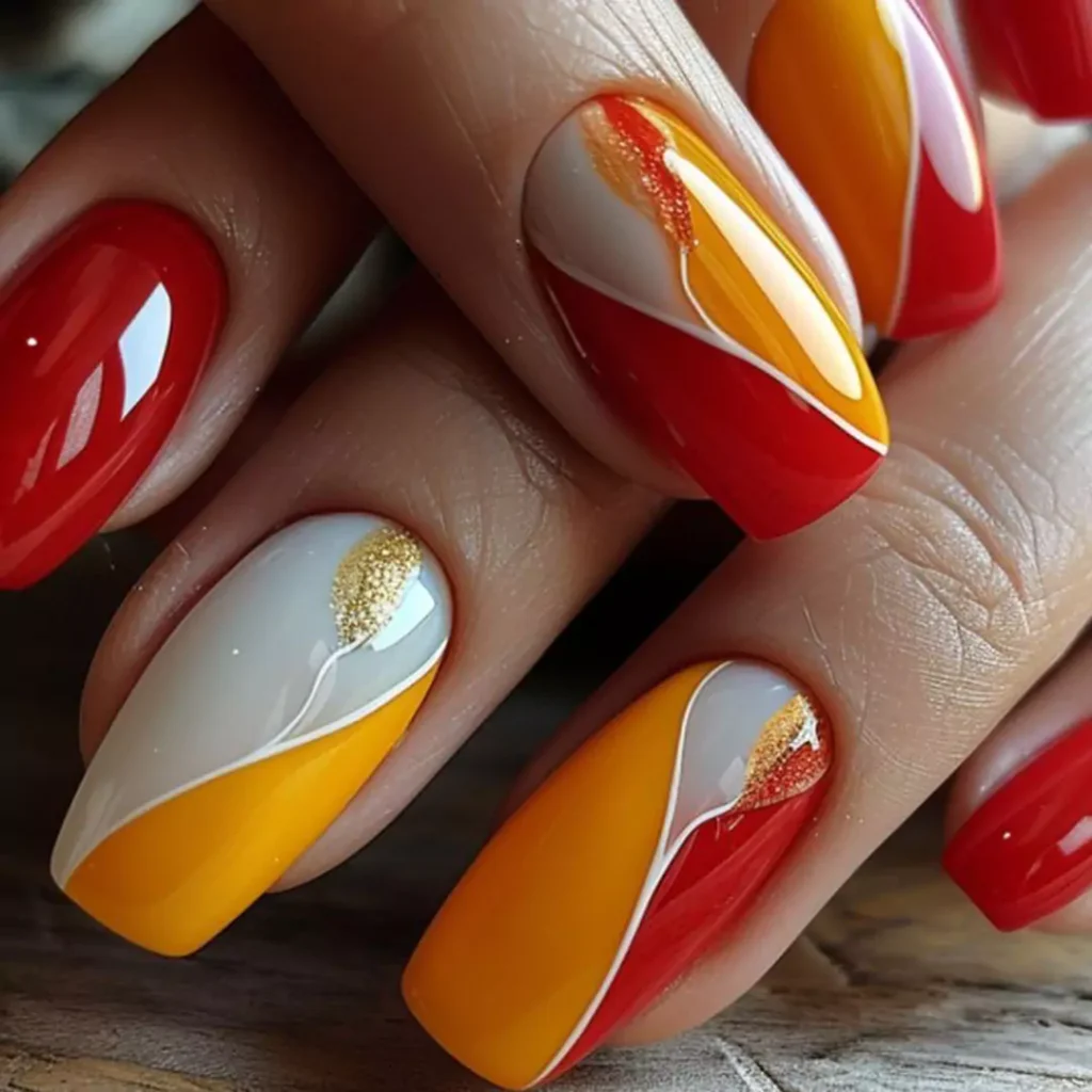 Attractive and special fantasy nail design