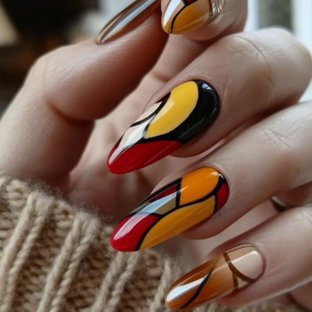 Deceptive fantasy nail design