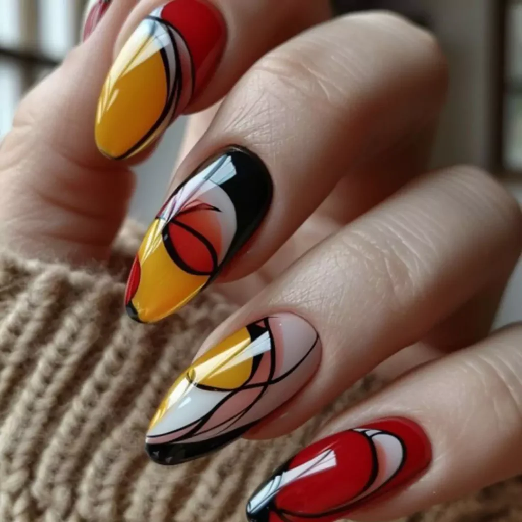 Stylish and special fantasy nail design