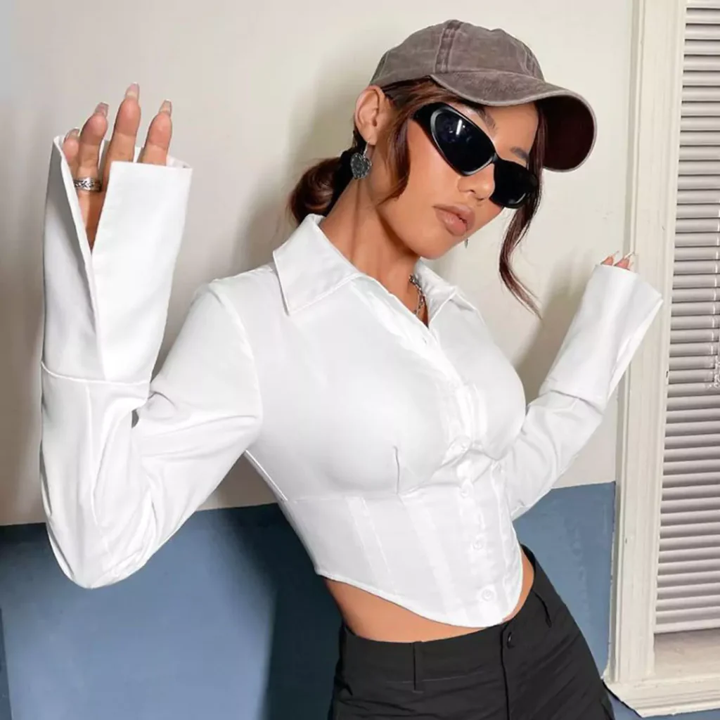 stylish white shirts for women of 2024 