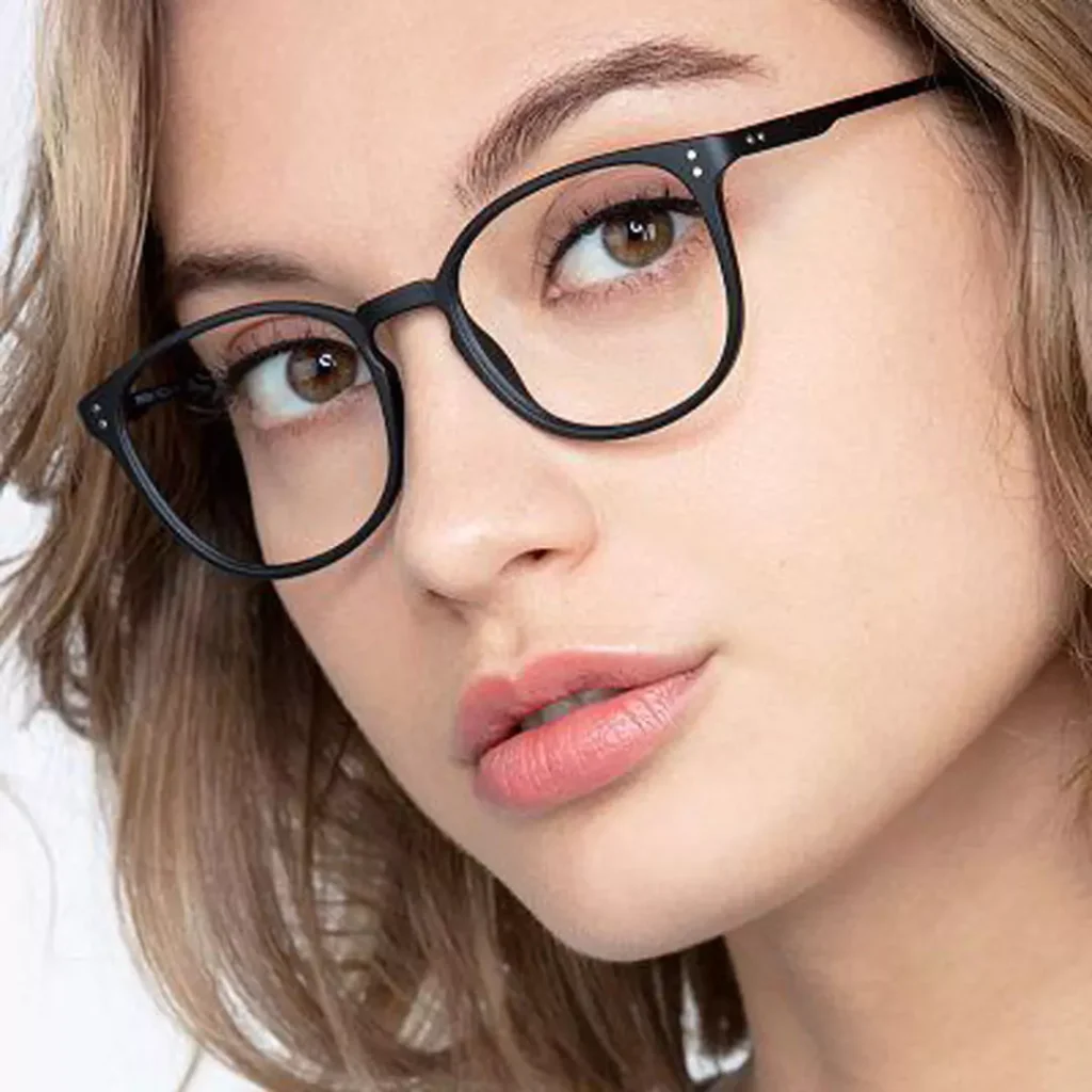 sophisticated black glasses for women