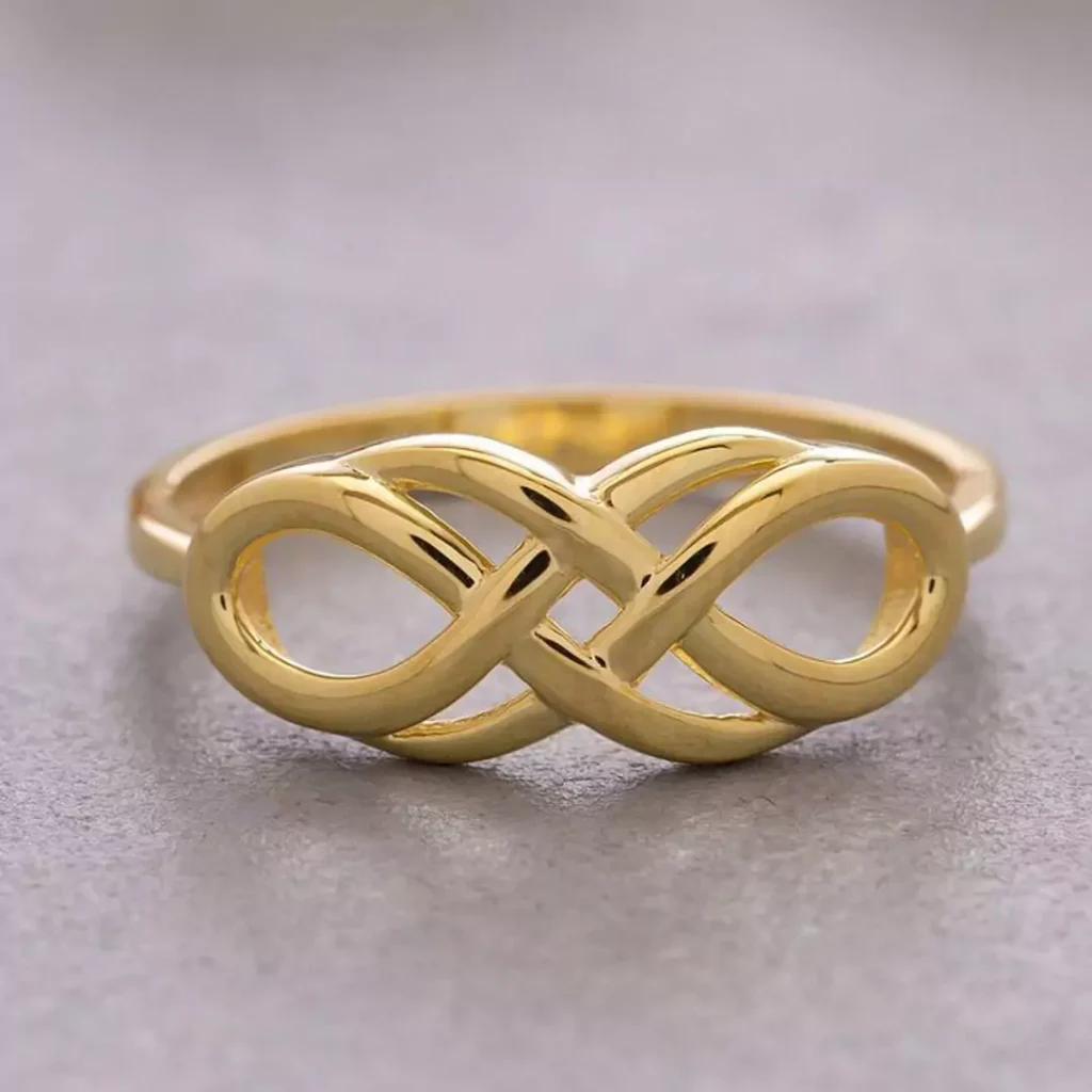 unique gold infinity symbol rings 