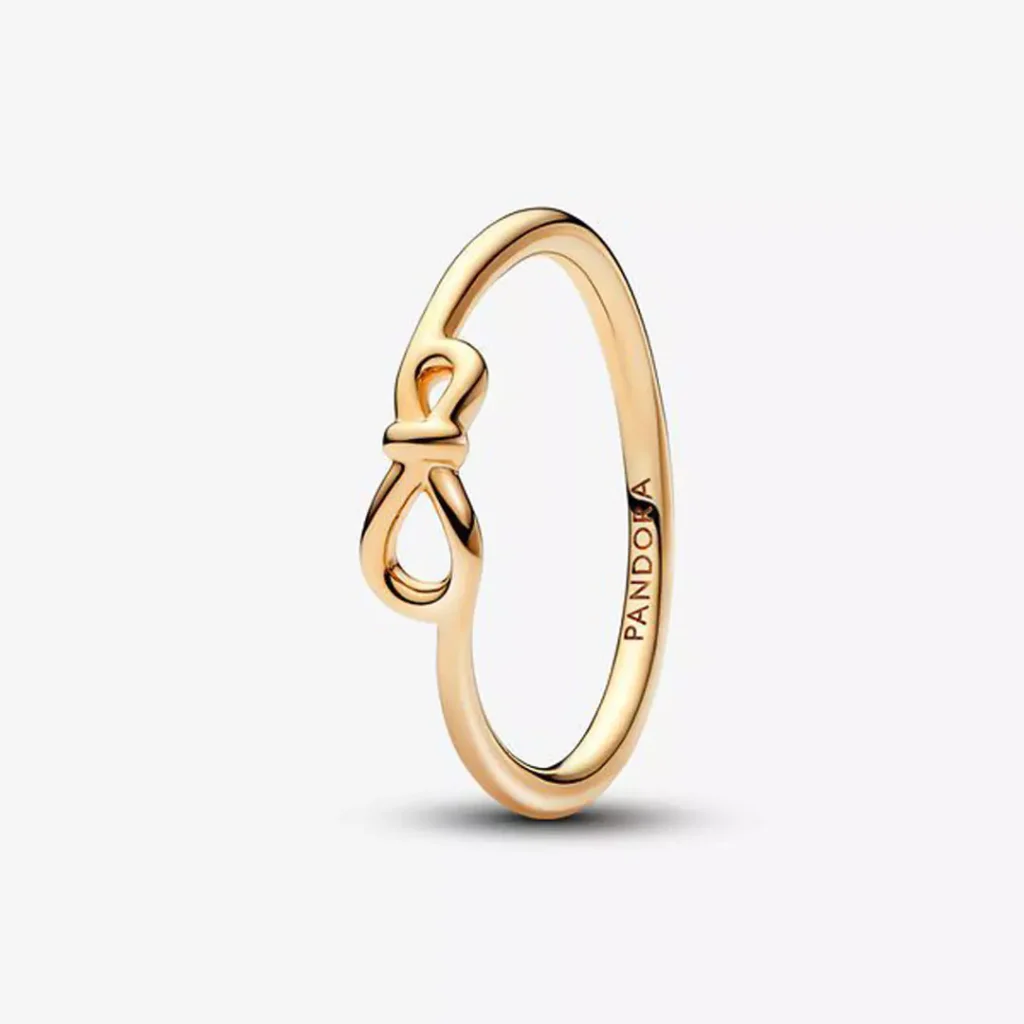 stylish gold infinity symbol rings 