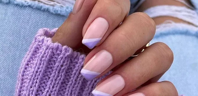 unique lavender nail designs,spring 2024