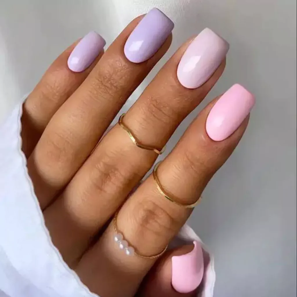 whimsical lavender nail designs,spring 2024