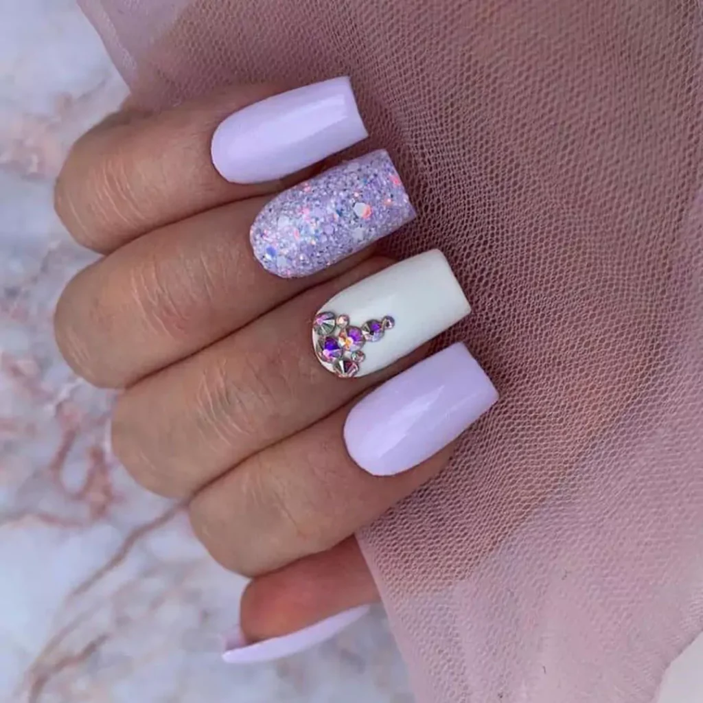 sophisticated lavender nail designs,spring 2024