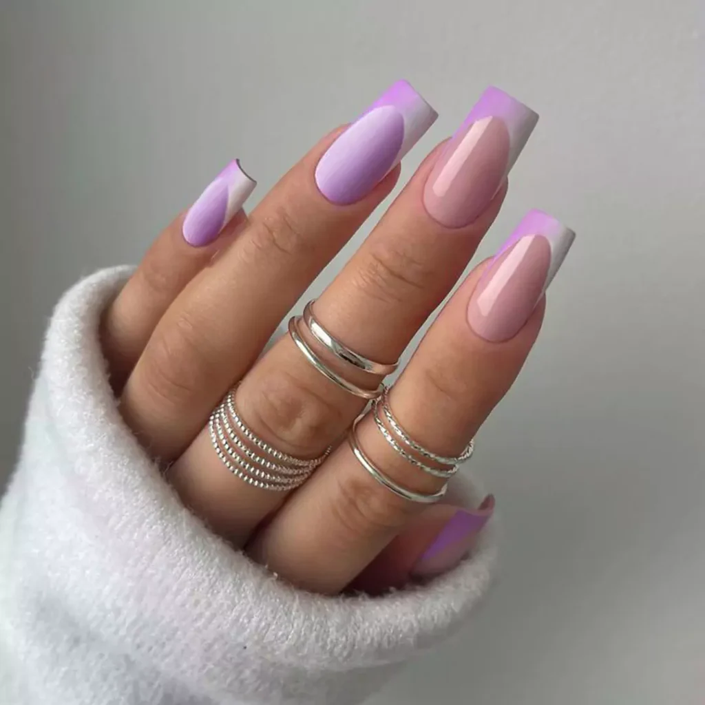 chic lavender nail designs,spring 2024