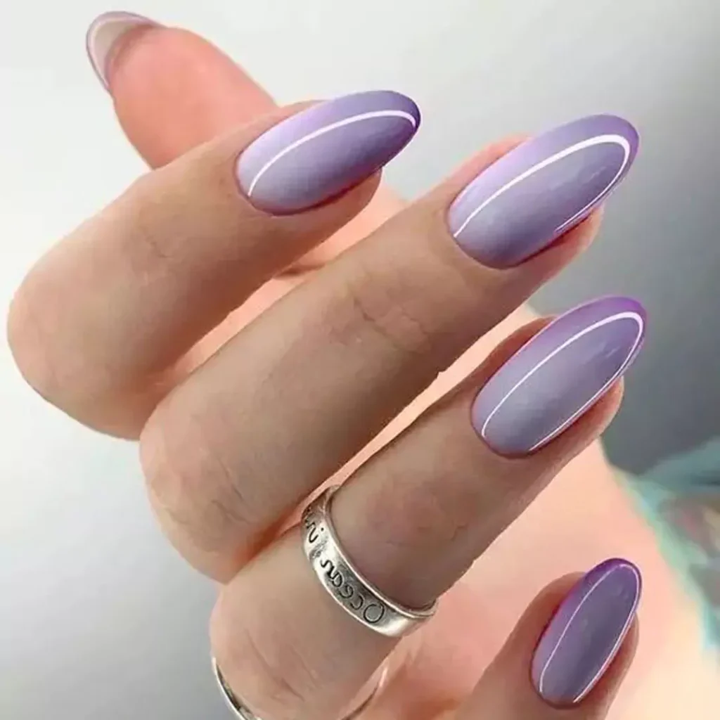 glamorous lavender nail designs,spring 2024