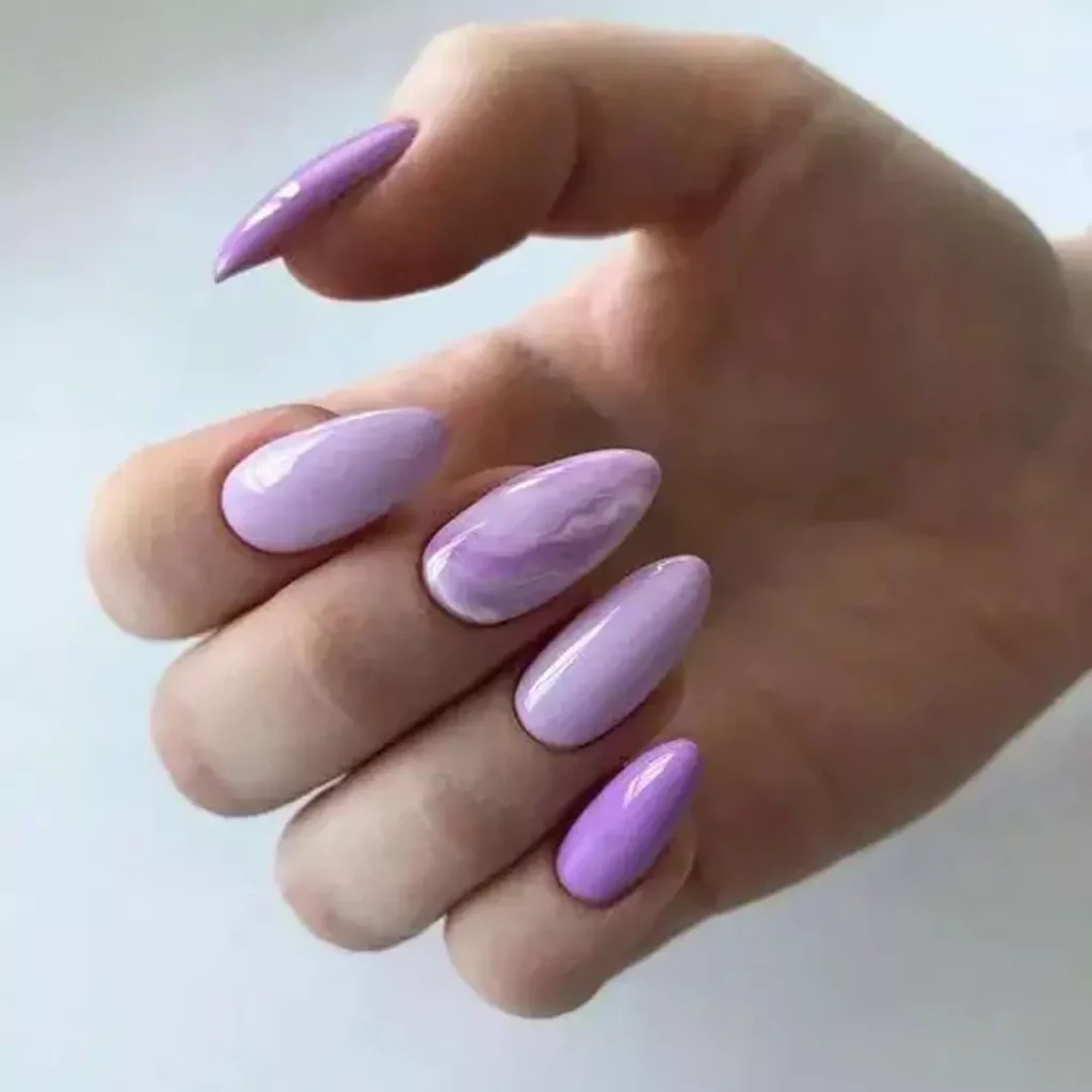 exquisite lavender nail designs,spring 2024