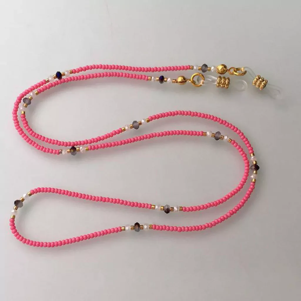 fashionable handmade eyeglass chains