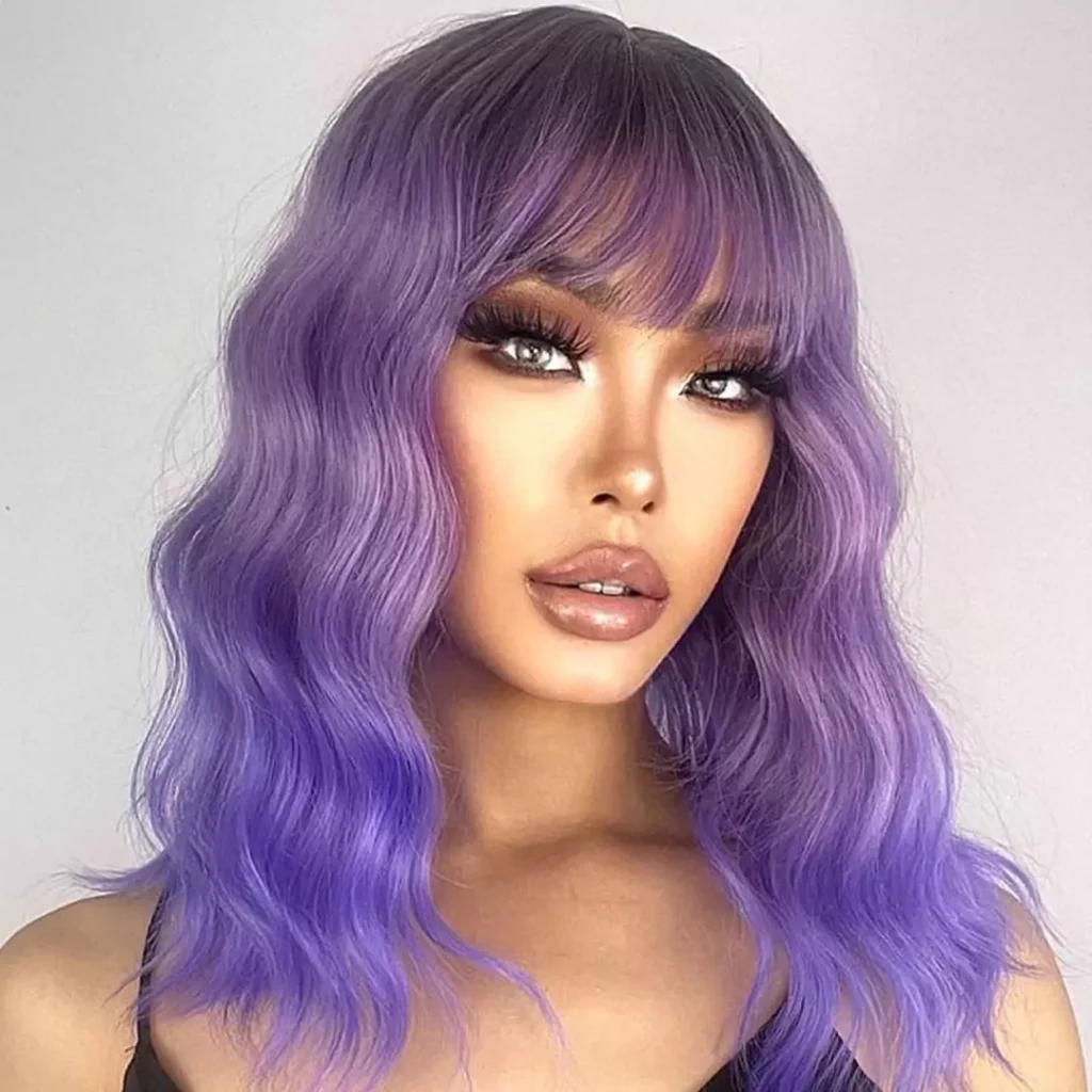 Special purple hair color