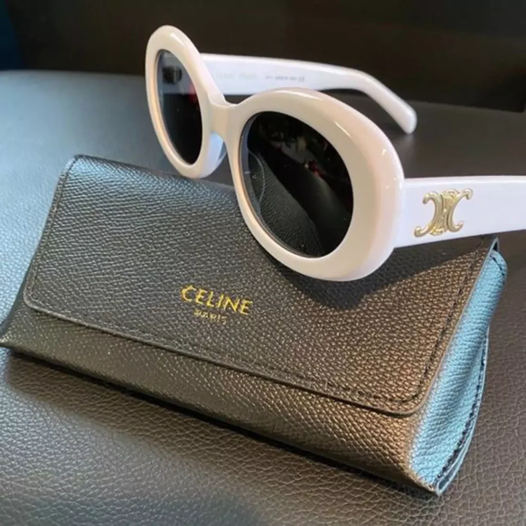 white CELINE sunglasses 