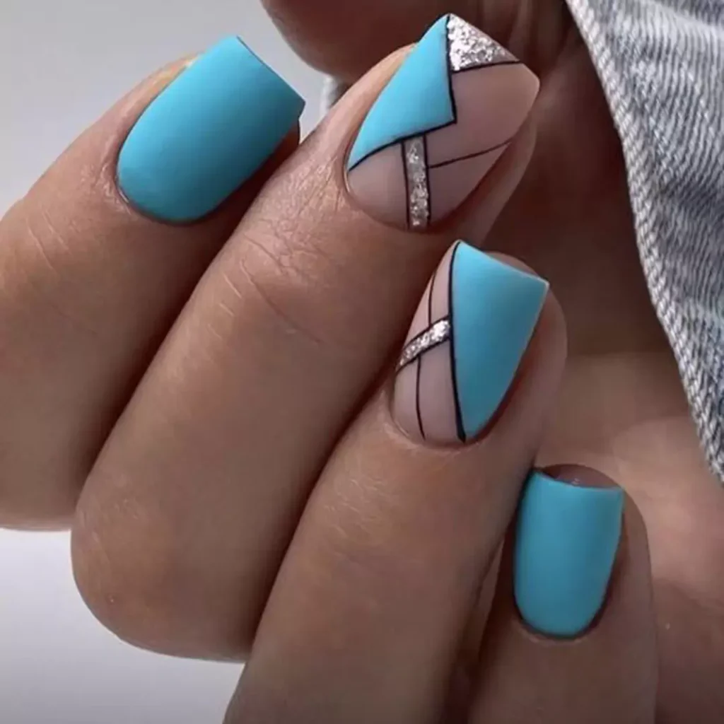 delicate short nail art with minimalist design 