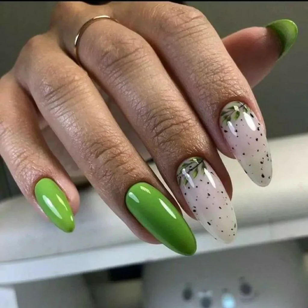 whimsical trendy spring nail designs