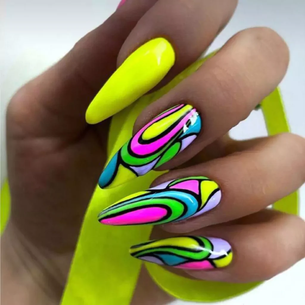 unique trendy spring nail designs