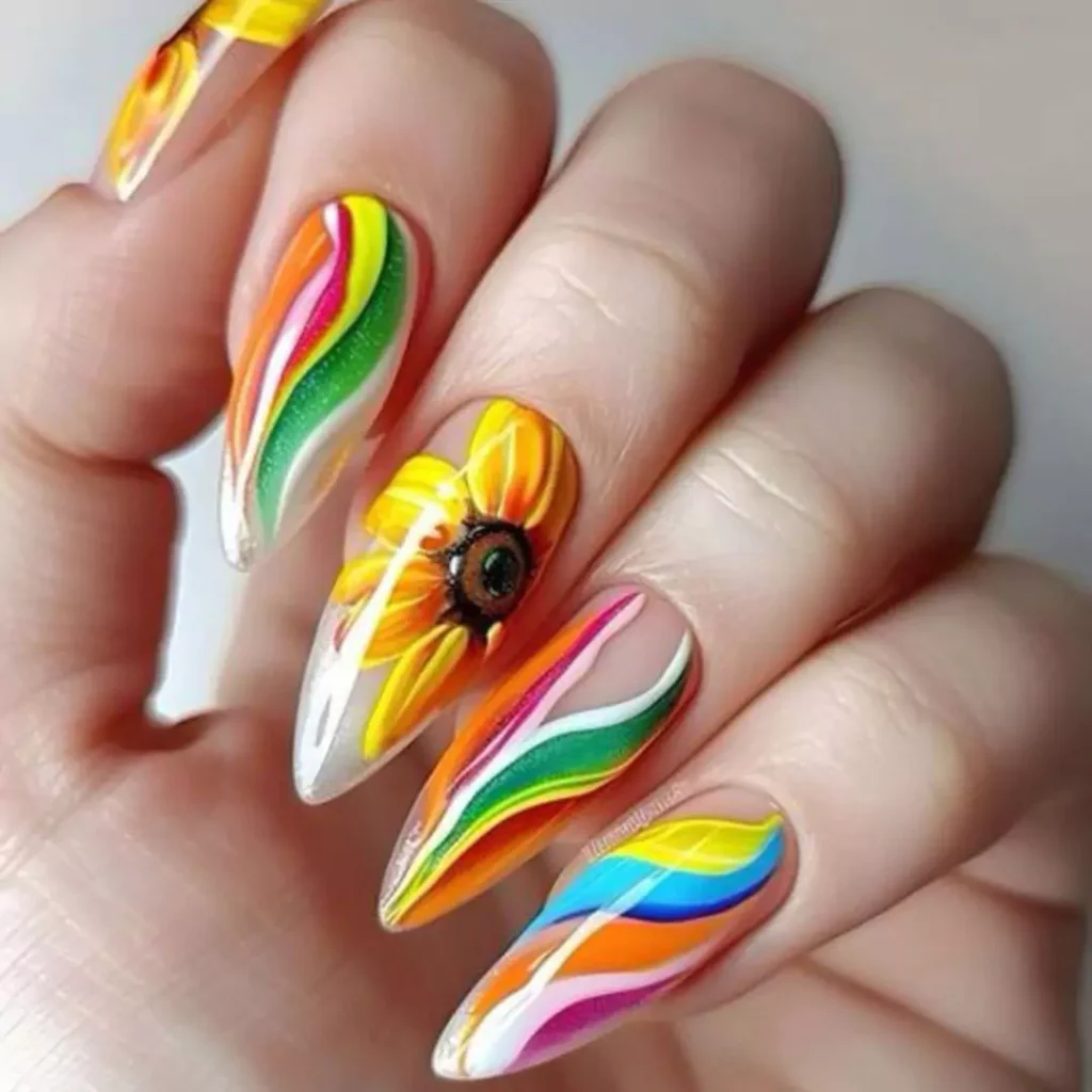 sophisticated trendy spring nail designs