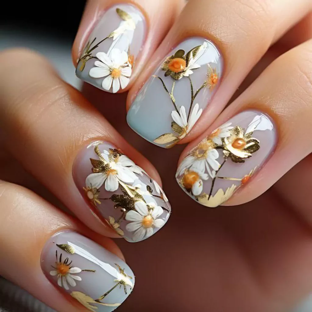 dazzling trendy spring nail designs