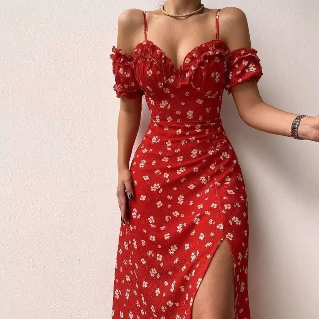 Deceptive Long floral summer dresses