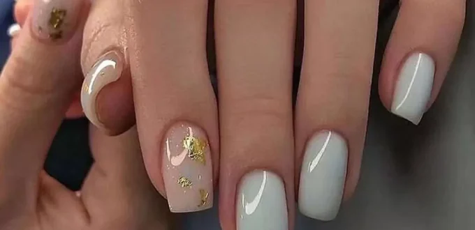 unique short square acrylic nails