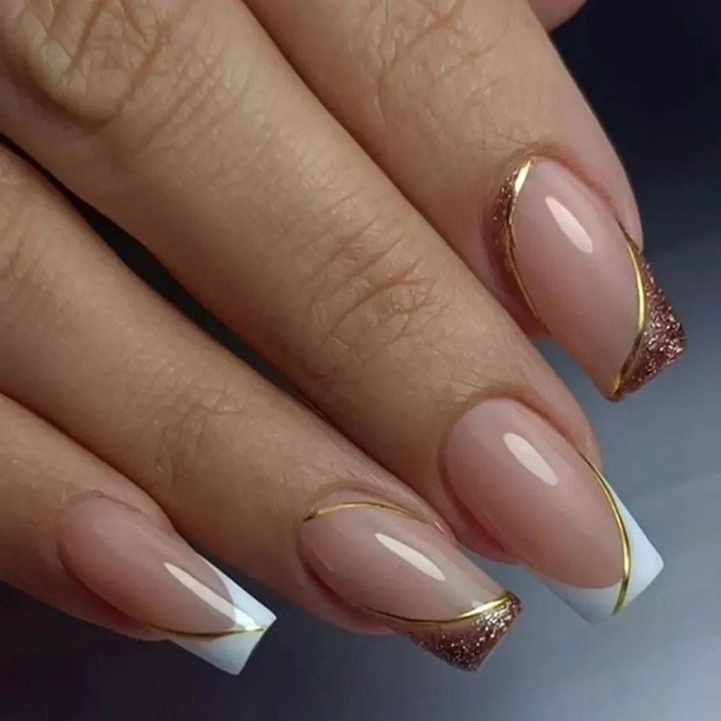 radiant short square acrylic nails