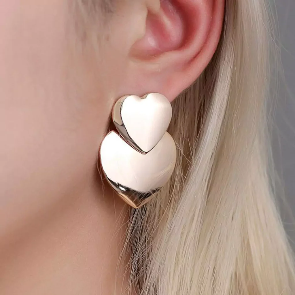 regal chunky gold earrings