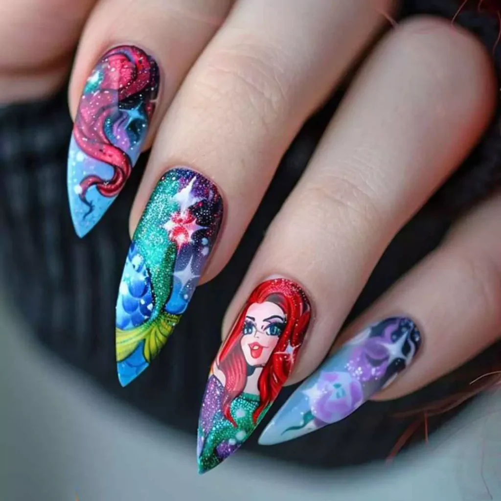 regal movie-inspired nail designs