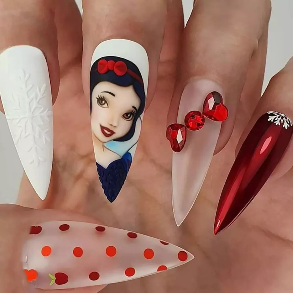 sophisticated movie-inspired nail designs