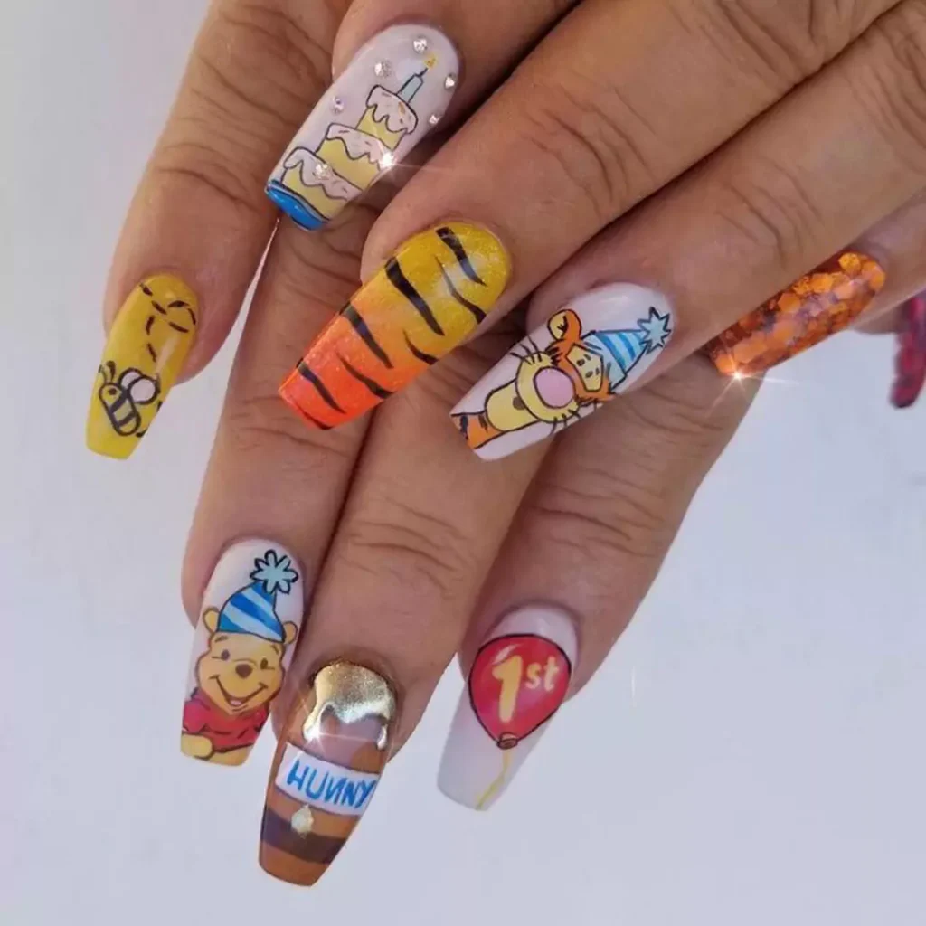 chic movie-inspired nail designs