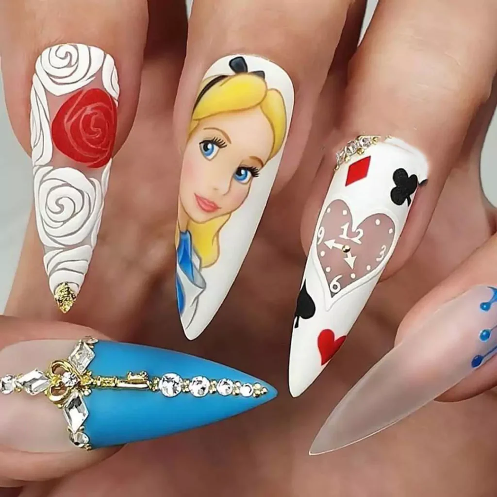 trendy movie-inspired nail designs