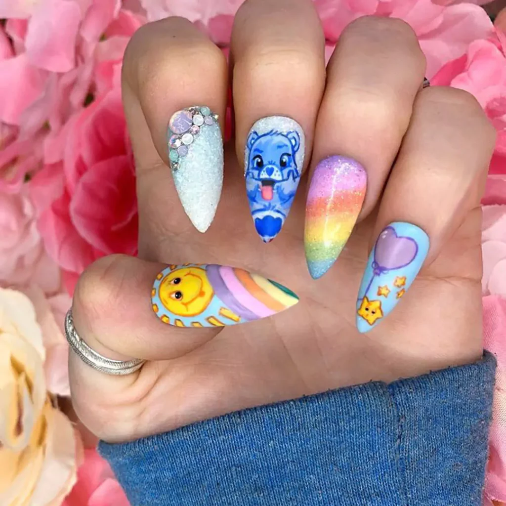 exquisite movie-inspired nail designs