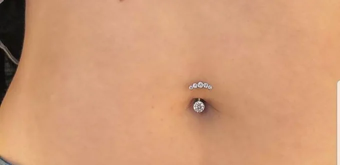 elegant Belly Button Piercings