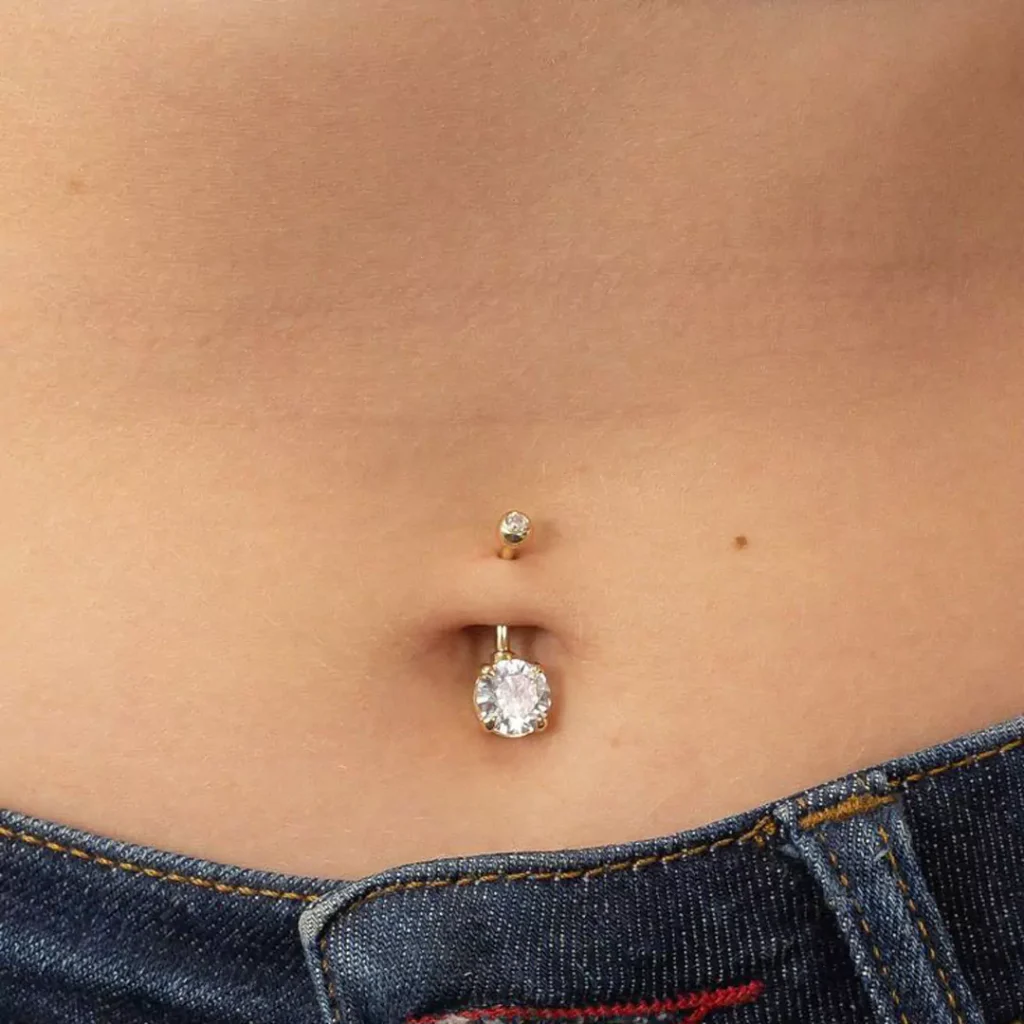 dazzling Belly Button Piercings