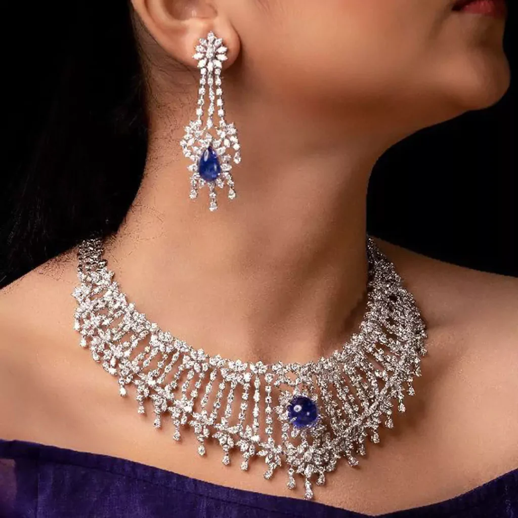 opulent Sapphire jewelry sets