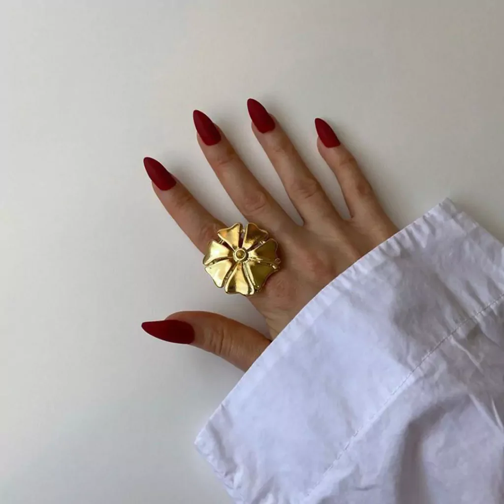 radiant gold statement rings