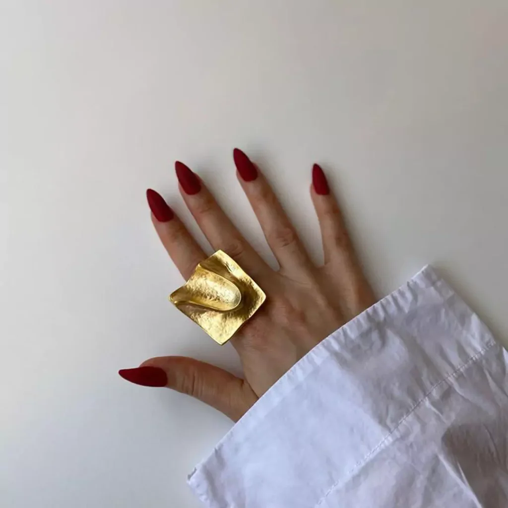 precious gold statement rings