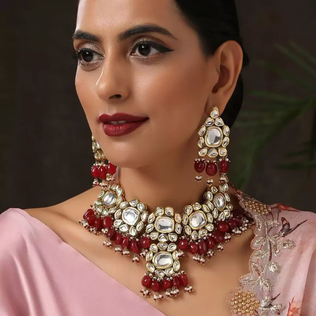 luxurious Kundan gold jerwelry sets