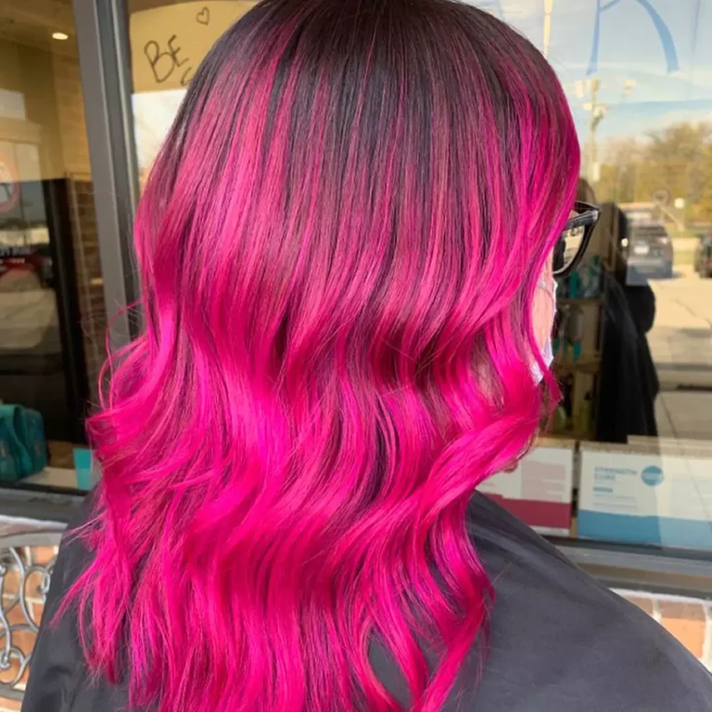 Special Pink hair color 