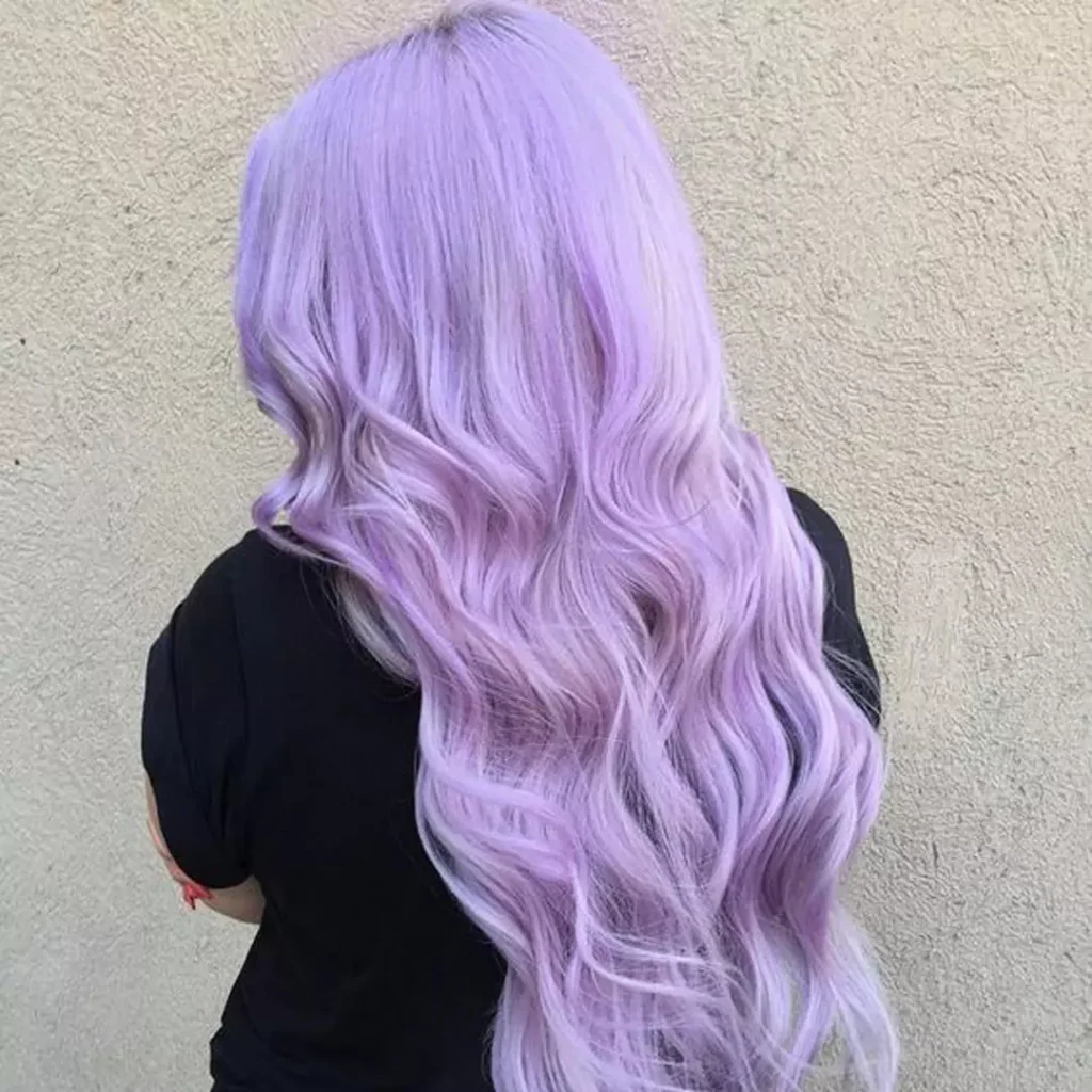 Stylish Lavender hair color