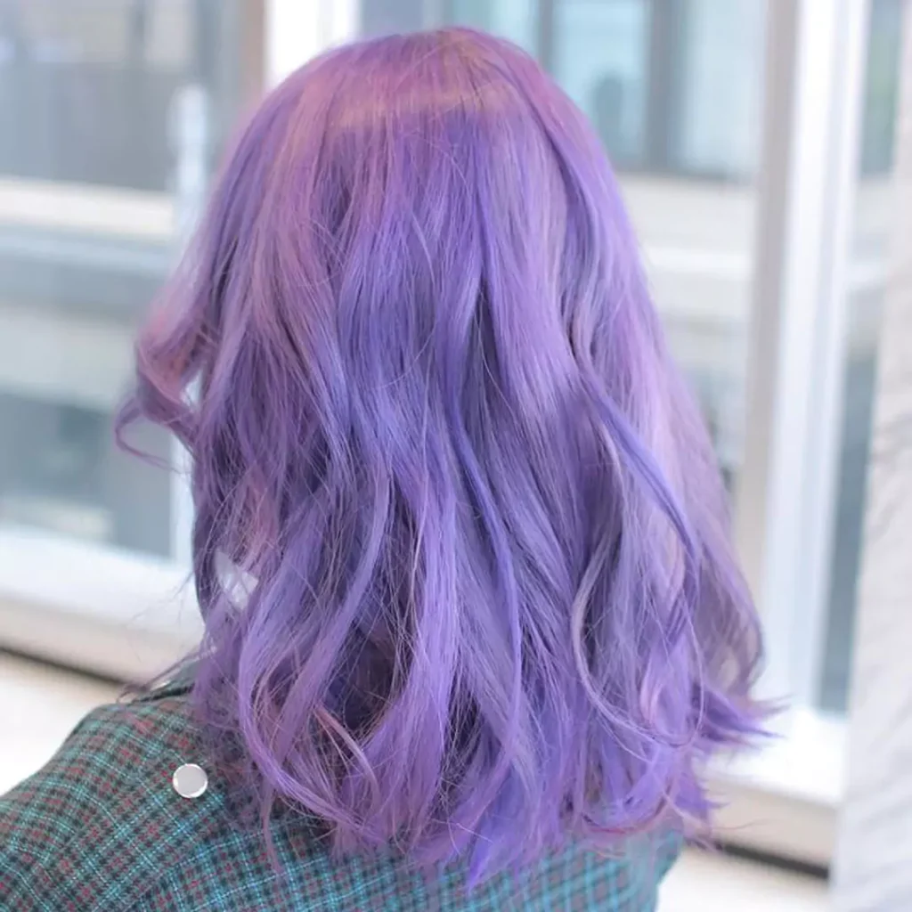 Stylish and special Lavender hair color