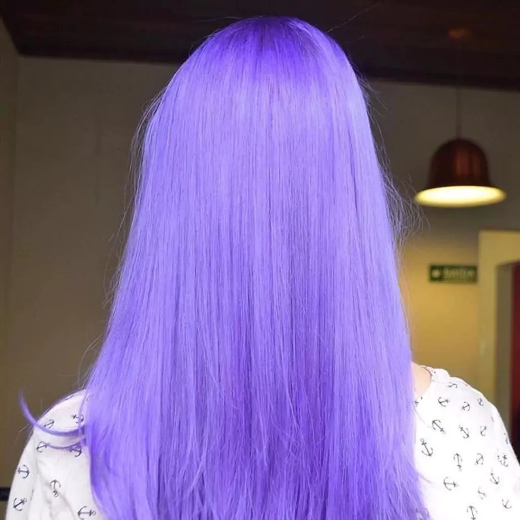 Deceptive Lavender hair color