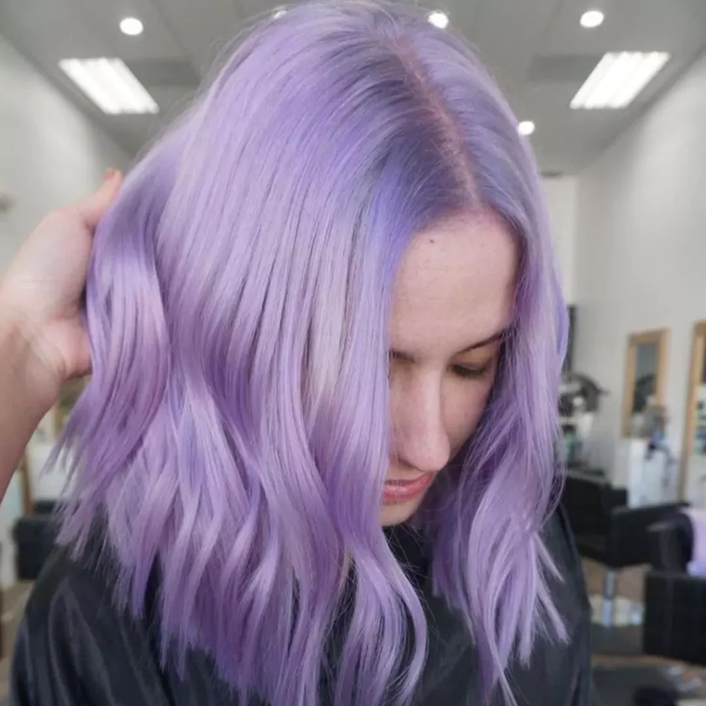 Special Lavender hair color