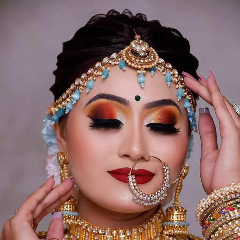 timeless Bengali bridal makeup