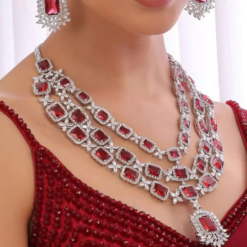 magnificent Ruby jewelry set