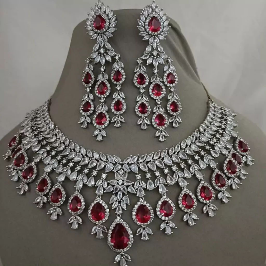 luxurious Ruby jewelry set