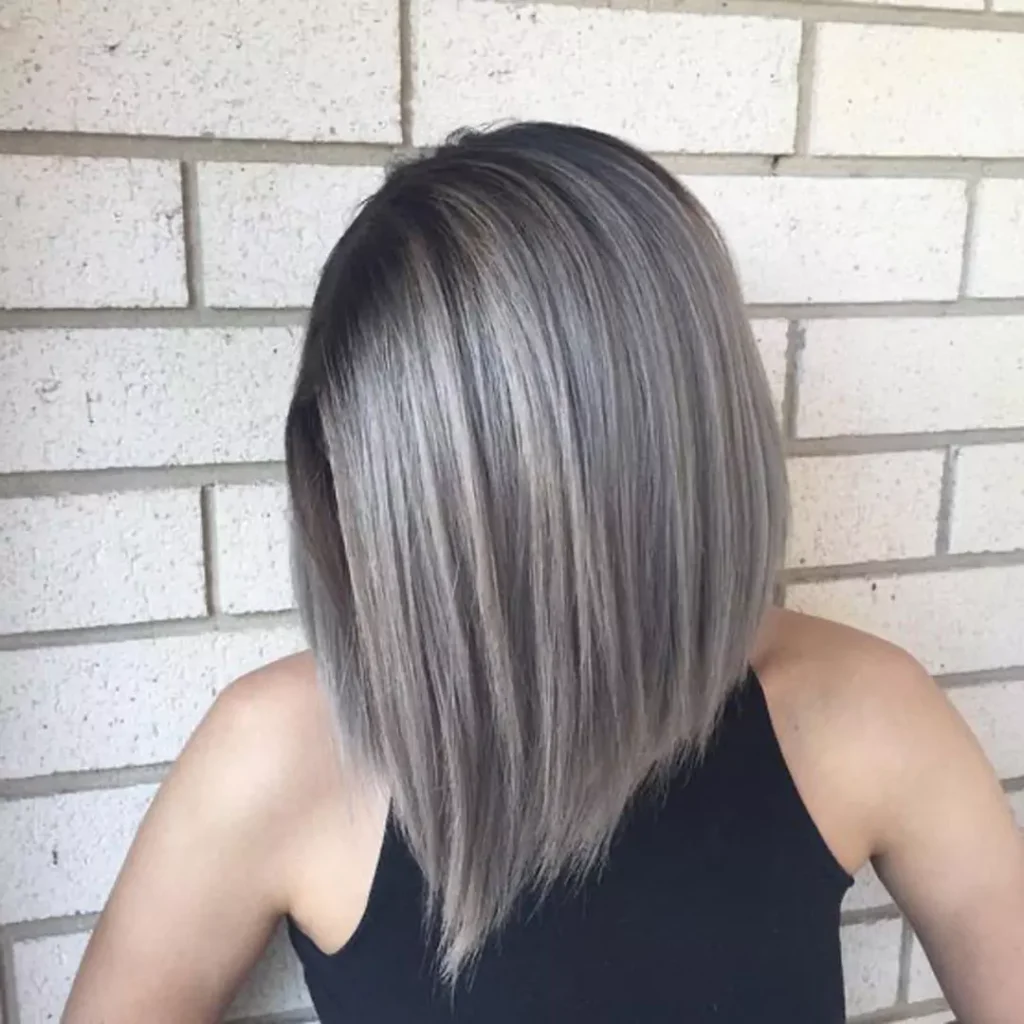 Stylish Smoky hair color