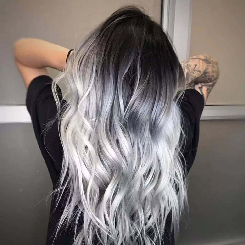 Stylish and special Smoky hair color