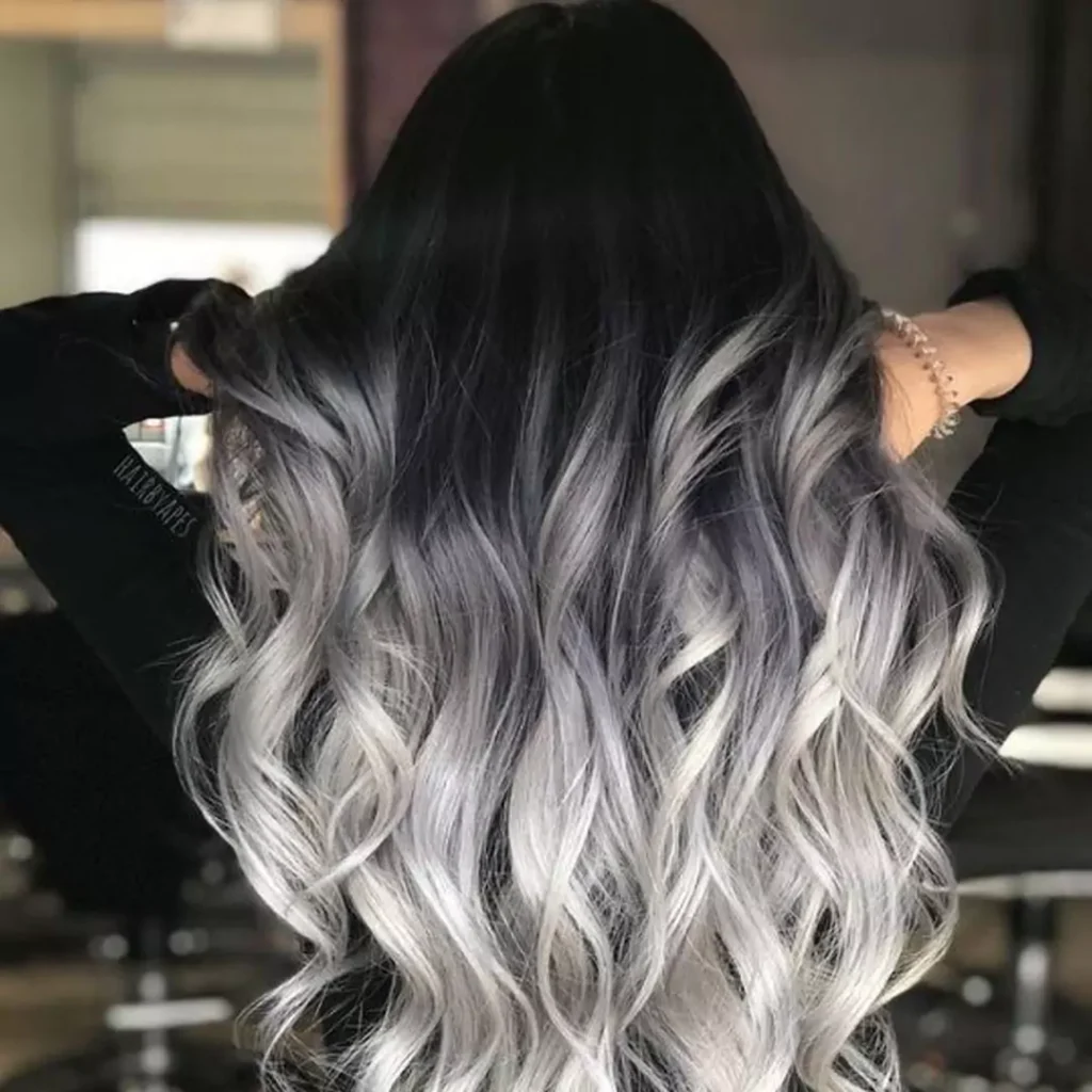 Attractive and special Smoky hair color