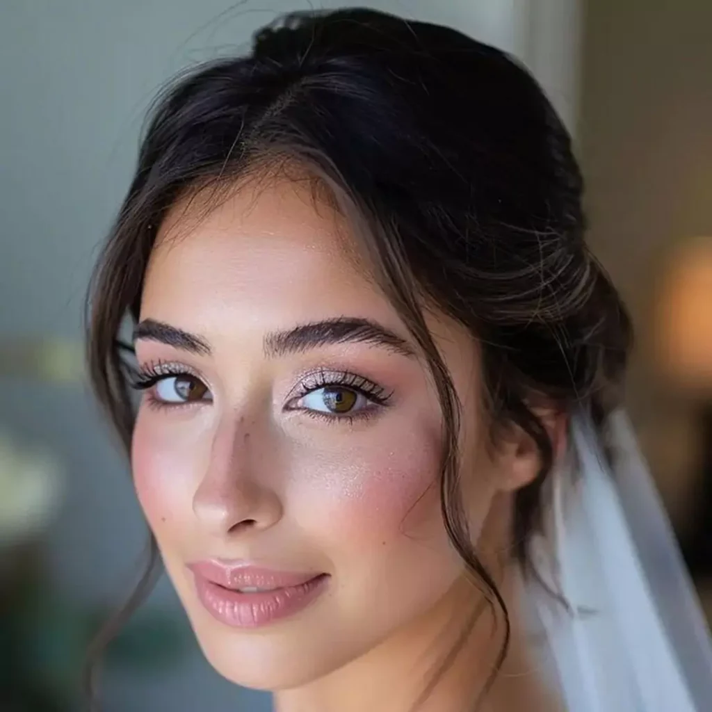 flawless European bridal makeup